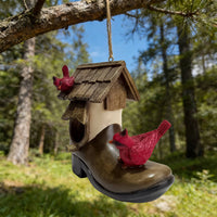 Birdhouse Ornament Decorative Garden Decor Outdoor Bird Habitat for Gardeners, Patio