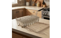 Stainless Steel 8 Slot Taco Basket Commercial Taco Frying Basket Safe Comfortable for Chefs