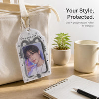 Fuzzy Animal 3-inch PVC Photocard Holder for K-Pop Photocards and ID Cards
