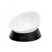 Adjustable Angle Tilted Pet Bowl Anti-Slip Bottom Elevated Cat Bowl Nonslip Tilted Cat Food Dish Detachable Design for Cats, Dogs, Small Pets