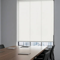 Roller Blind with Chain Control Half-Blackout Roller Blind Window Treatment Light Filtering Sun Blocking for Office, Kitchen