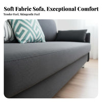 Removable and launderable Cover Folding Mattress Couch Foldable Design Upholstered Fold-extendable Bed two-in-singleUse Sleeper Sofa Space-Saving for Small Apartment Dwellers, Guest Hosts, Homeowners, Bedroom, Office