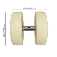 Pallet Jack Load Wheel Wear-Resistant Pallet Jack Load Wheel with Bearings Long for Maintenance Technicians