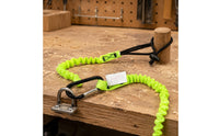 Elastic Tool Lanyard Coiled-Style Safety Gear Stitching for High-Altitude Work