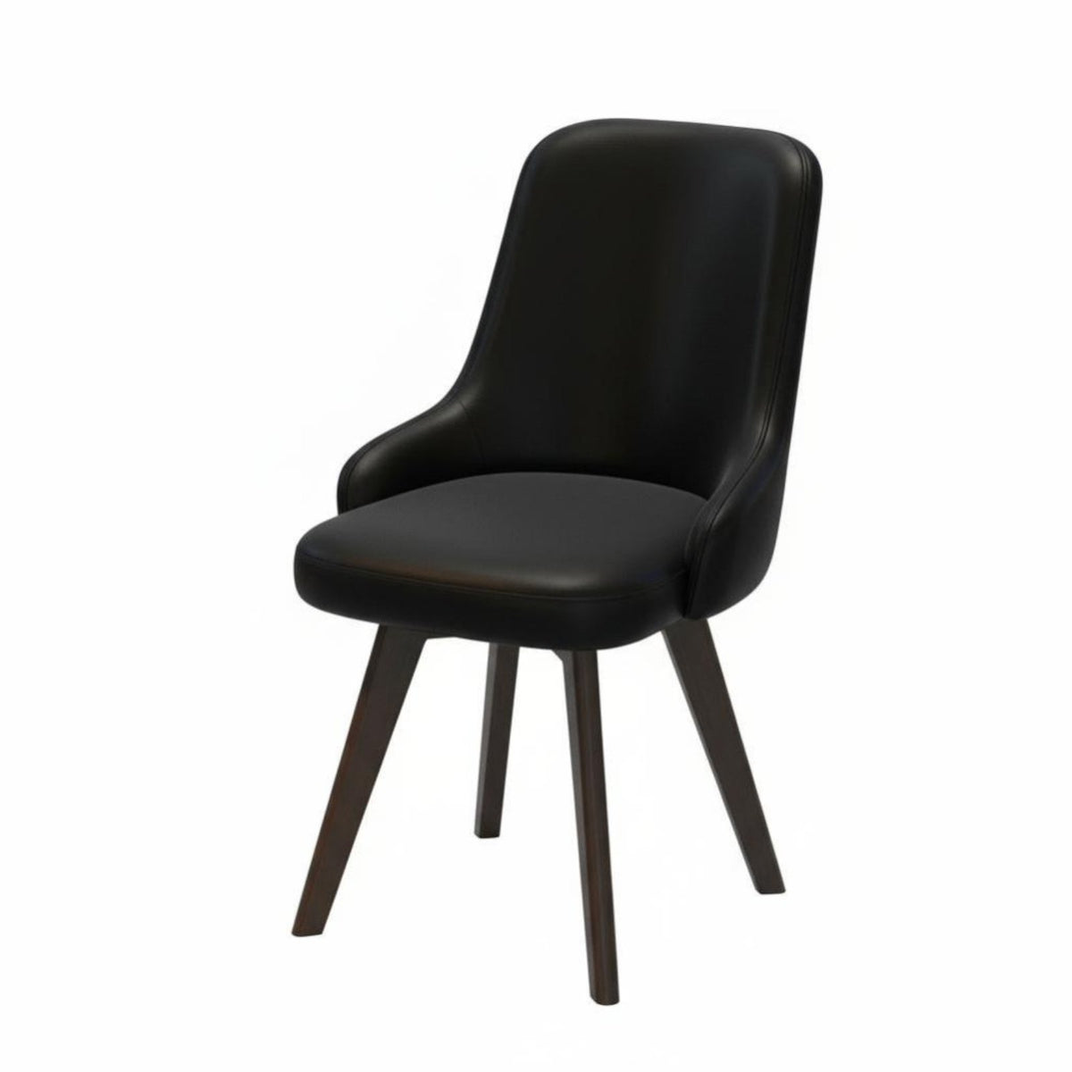 Minimalist Design Armless Swivel Vanity Chair Ergonomic Backrest Home Seating Padded Cushion Office Furniture Lumbar Support for Students, Adults, Teens, Study Room, Bedroom, Small Areas