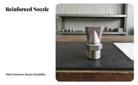 Thickened Design Duckbill Blow-Away Nozzle Long-Lasting Flat Jet Air Nozzle for Dust Removal, Industrial Cleaning