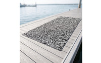 Boat Flooring with Drainage Grooves Textured Marine Deck Pad Long-Lasting