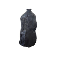 Wooden Vase Imperfection-Appreciating Bottle Vase Minimalist Flower Holder for Essentials-Focused Decorators, Tea Room
