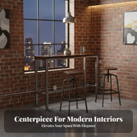 Narrow sofa table Bar Table Set utilitarian Design Pub Furniture Modern aesthetic and appearance Household Furnishing for partners, Small areas, Living Room, morning meal corner