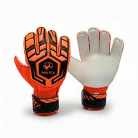 Goalkeeper Gloves with Finger Protection Guarding Goalkeeper Gloves with Finger Saves Adjustable for Goalkeepers, Young Goalies