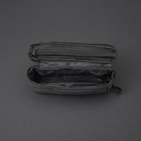 Handheld Storage Side of Bag Strap Zipper Pouch Black Carrier