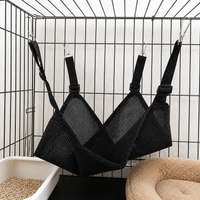 Adjustable Breathable Cat Hammock Bed for Cages - Washable Pet Hanging Nest for All Seasons