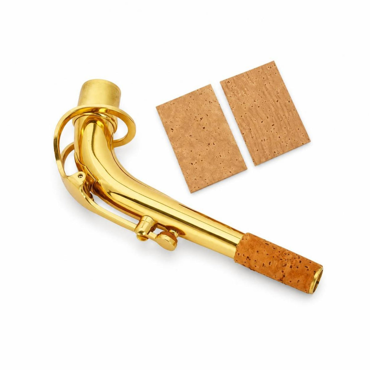 Saxophone Bend Neck Curved Saxophone Neck with Cork Rust-Resistant for Saxophonists