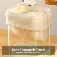 Easy to Clean Greek Yogurt Strainer Long-Lasting Yogurt Filter Bag Homemade Whey Separator Bag Multi-Purpose for Home Cooks, Health Enthusiasts