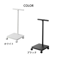 Mobile Backpack Rack, Simple Floor-Standing Storage Shelf with Wheels