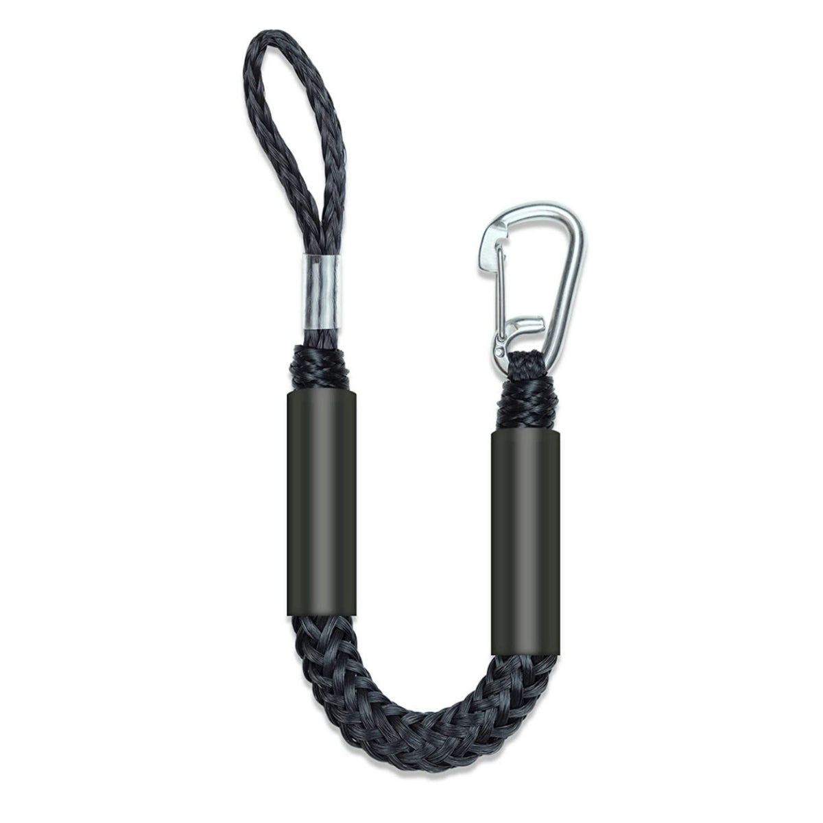Elastic Bungee Dock Line with Snap Hook Bungee Dock Line Braided Mooring Rope Heavy-Duty for Kayakers