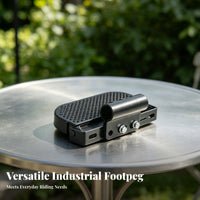 2 Pieces Foldable Footrest Folding Foot Pegs Thickened Material Foldable Passenger Footrest for Passengers