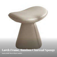 Multifunctional Saddle Seat Vanity Stool Stable Design Saddle-Shaped Stool Easy to Clean Household Furniture Non-Slip Feet for Makeup Users, Homeowners, Pet Owners, Living Room, Bedroom, Entryway
