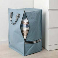 72L Laundry Bags with Backpack Mens Straps, Waterproof Moving Travel Bags, Foldable PP Woven Zippered Storage for Clothing and Bedding