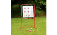 9-Grid Strike Zone Coach Numbered Pockets 9 Pocket Pitching Net Easy Assembly