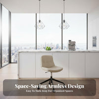 Adjustable Height Lowsupport rotate Stool Minimalist Design Armless Pedestal Chair multipurpose Use Seating Furniture Ergonomic rearrest for Makeup fans, Home Workers, Vanity Area, Living Room, Kitchen Counter, Entryway