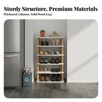 Multi-Tier Shoe Rack Space-Saving Entryway Shoe Storage Large Capacity for Apartment Dwellers, Homeowners, Small Areas, Hallway, Dorm Room