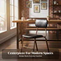 Industrial Design Upholstered High-Back Bar Stool Sturdy Metal Frame Counter Chair Retro Design Seating Furniture Soft Padded Seat for Restaurant Owners, Homeowners, Adults, Cafe, Kitchen, Dining Room