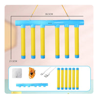 Lightweight Hanging Reaction Game Plastic Hand-Speed Test Toy Compact Response Test Game Indoor