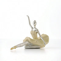 Ballerina Figurine Sculptural Ballet Dancer Figurine Ballet Dancer Statue Decorative Decor Elegant for Dancers, Living Room