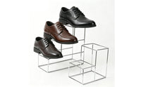 Wire Shoe Rack Minimalist Footwear Organizer Stand Compact Furniture for Entryway