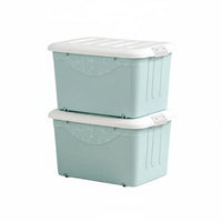 Large Capacity Wheeled Storage Tote adaptable Rolling Box with Lid Stackable Organizing Container debrisresistant for households, Hobbyists, Dorm Room, Bedroom, beneath the bed, Playroom