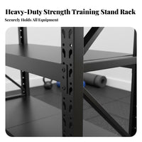Dumbbell and Exercise Mat Holder Space Saving Dumbbell and Exercise Mat Holder Large Capacity Home Gym Storage Rack for Personal Trainers
