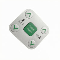 Controlinterface Key Film Sticker Quick Start Label Treadmills Button Film Square Shape Treadmills Accessory