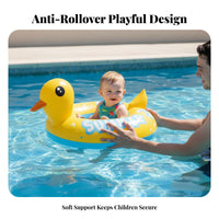 Anti-Rollover Baby Swim Seat Buoy Portable Toddler Swim Float Seat Thickened Material for Babies, Toddlers, Beach