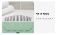 Pet Comb Removes and Eggs Comb Gentle Pet Grooming Deshedding Tool for Professional Groomers, Small Animal Owners, Indoors, Home