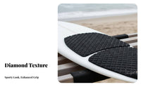 2 Pieces Ride Board Traction Pad Soft & Comfortable Foam Deck Pad Foam Deck Grip Lightweight Board Grip Mat Trimmable