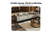 Comfortable padding 3-Person Couch Wear-withstandant Reception Seating Business Grade Commercial Furnishing Easy to Clean for Hotel Proprietors, Office Managers, Interior Designers, Waiting Room, Lobby, Lounge