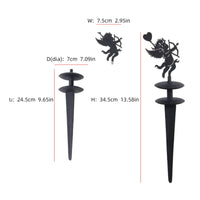 Slim Iron Hose Guide Stake Outdoor Decorative Hose Guide Spike
