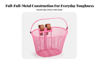 Adjustable Straps Metal Mesh Basket Buckle Fasteners Metal Wire Bike Basket