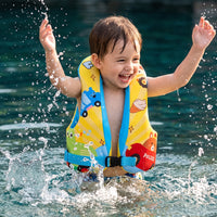 Safe Kids Swim Vest Sleeveless Kids Flotation Vest Thickened Swim Instructor Secure for Toddlers