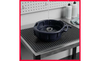 Oil Drain Pan Large Capacity Waste Oil Collection Basin Heavy-Duty Automotive Drip Tray for DIY Mechanics, Auto Repair Shop