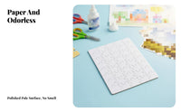 Blank Sublimation Puzzle Game, Letter Size Paper, DIY Personalized Photo, Educational Toy for Kids and Teens