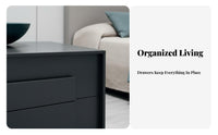Minimalist Design Bedside Storage Cabinet Modern aesthetic Shaped Nightstand Rounded Corners Home Furniture Easy Assembly for Apartment Dwellers, Homeowners, Interior Designers, Bedroom, Small Spaces, Living Room, Office