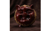 Piggy Bank Decorative Pig-Shaped Bank with Monetary Symbol Decorations Designs Embossed Pig-Shaped Moneys Box for Home Decor