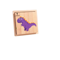 Wooden Picture Puzzle Printed Graphics Wood Picture-Building Blocks Children's Toy