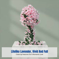 Artificial Climbing Flower Vine, Dense Hanging Faux Floral Arrangement, Decorative Ceiling Flowers for Weddings, Corridors