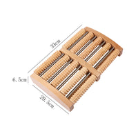 Wooden Foot Massager Roller Natural Foot Massage Roller Textured for Home, Office