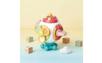 Multi-Sided Design Octahedron Busy Ball Bright Colors Sensory Busy Cube Safe Materials Baby Activity Cube Travel Friendly for 1 Year Olds