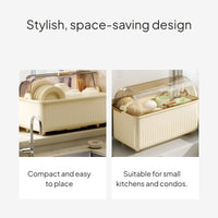 Dish Rack Kitchen Organizer with Draining System