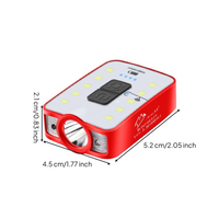 Rechargeable waterproof LED cap light